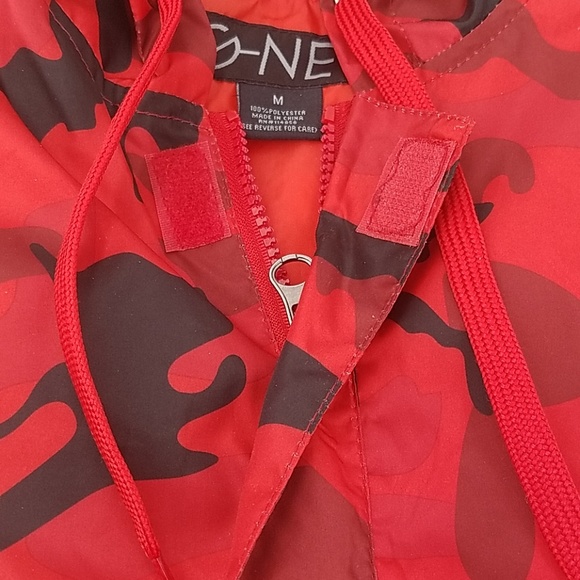 🆕️ G-Net Streetwear Nylon Camo Hooded Pullover - Picture 8 of 8